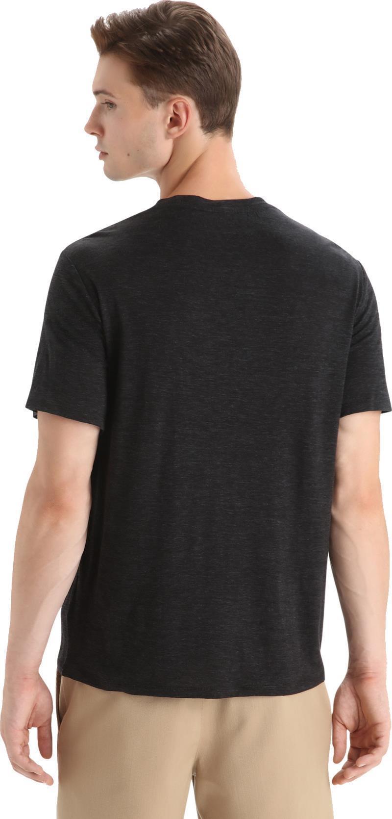 Merino Linen SS Tee - Mens - Black 4