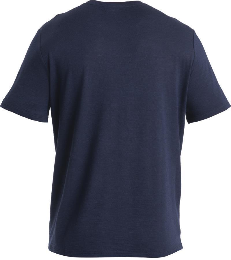 Merino Linen SS Tee - Mens - Midnight Navy #401 2