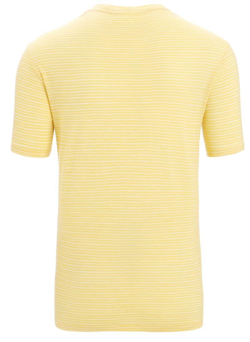 Merino Linen SS Tee - Stripe - Mens - summer / snow - stripe 1