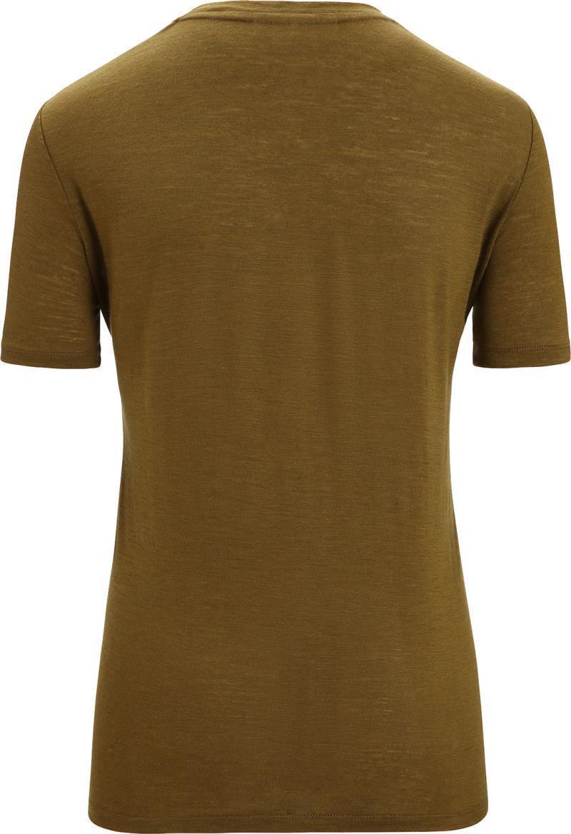 Merino Linen SS Tee - Womens - Algae 2