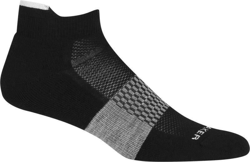 Merino Multisport Micro Socks - Light - Mens - Black / Snow / Metro Heather 1
