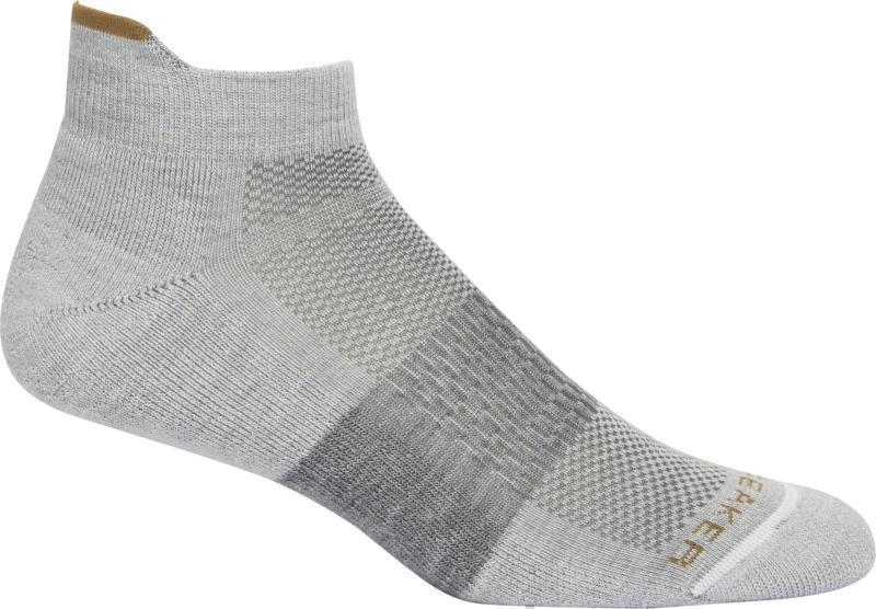 Merino Multisport Micro Socks - Light - Mens - Blizzard Heather / Curry 1