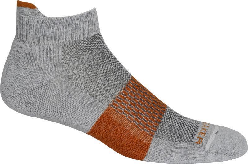 Merino Multisport Micro Socks - Light - Mens - Blizzard Heather / Spice 1