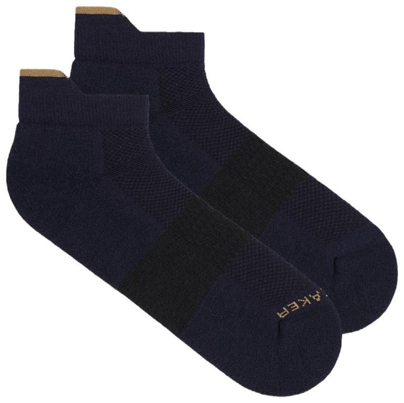 Merino Multisport Micro Socks - Light - Mens - midnight navy / cumin / black 1