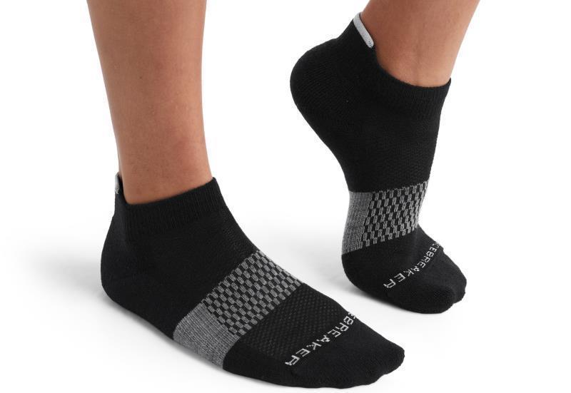 Merino Multisport Micro Socks - Light - Womens - Black / Snow / Metro Heather 4
