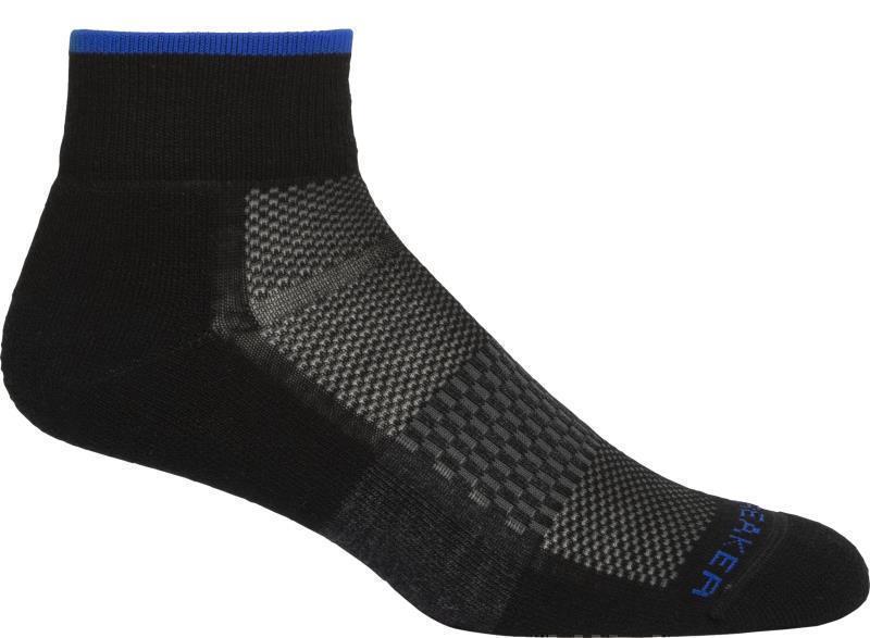 Merino Multisport Mini Socks - Light - Mens - black / surf 1