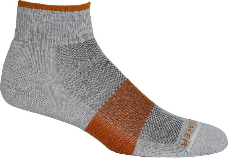 Merino Multisport Mini Socks - Light - Mens - blizzard heather / spice 1