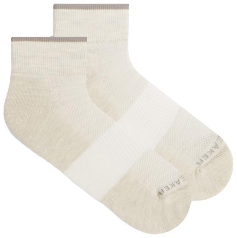 Merino Multisport Mini Socks - Light - Mens - ecru heather / alloy / snow 1