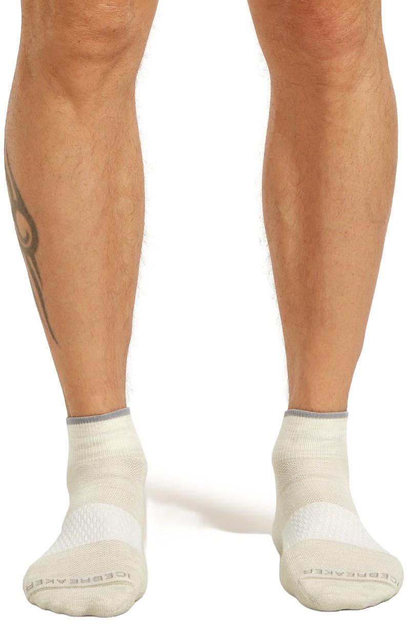 Merino Multisport Mini Socks - Light - Mens - ecru heather / alloy / snow 1
