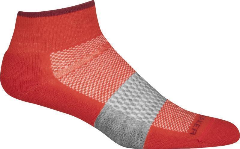 Merino Multisport Mini Socks - Light - Mens - lava / grape / blizzard heather 1