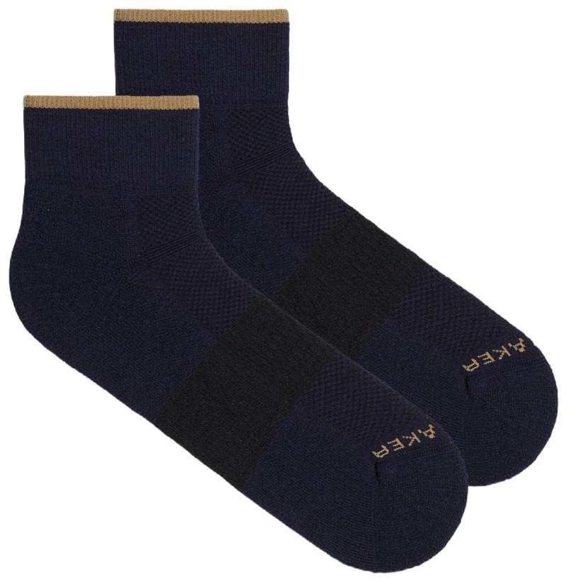 Merino Multisport Mini Socks - Light - Mens - midnight navy / cumin / black 1