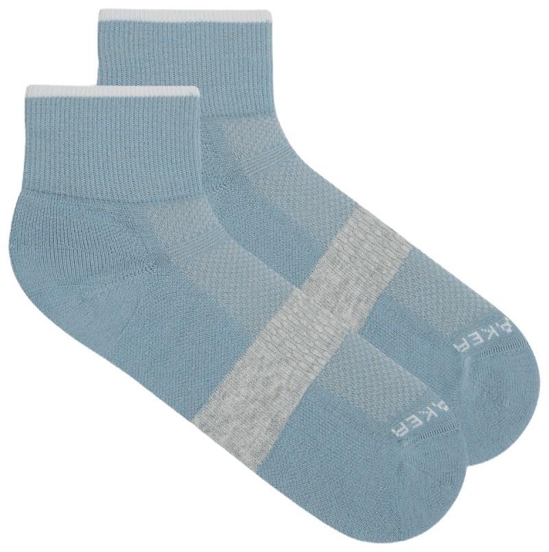 Merino Multisport Mini Socks - Light - Womens - flint blue / snow / blizzard heather 1
