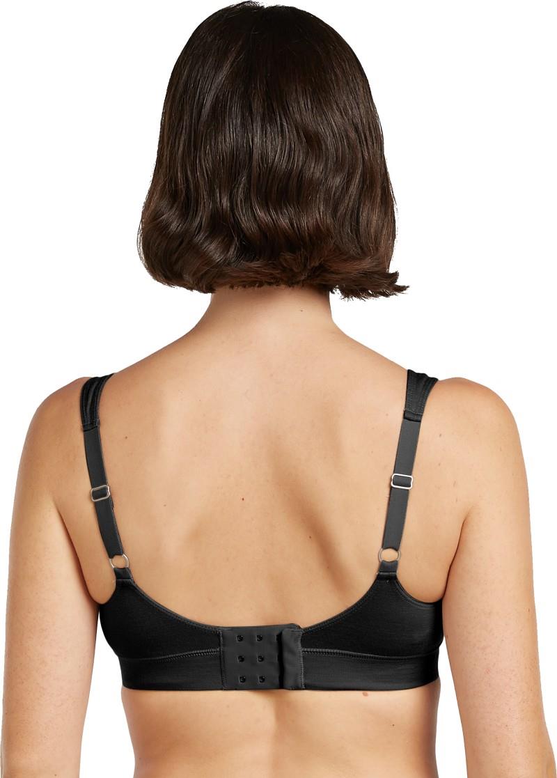 Merino Queens Clasp Bra - Womens - black 1