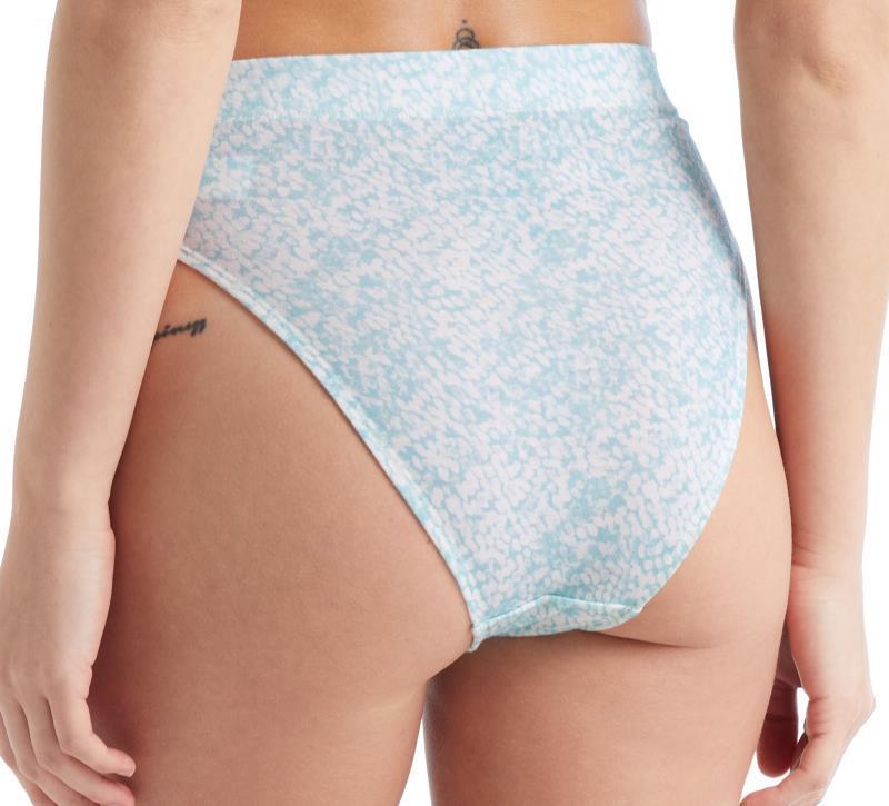 Merino Queens High Cut Briefs - Womens - Haze / AOP 3