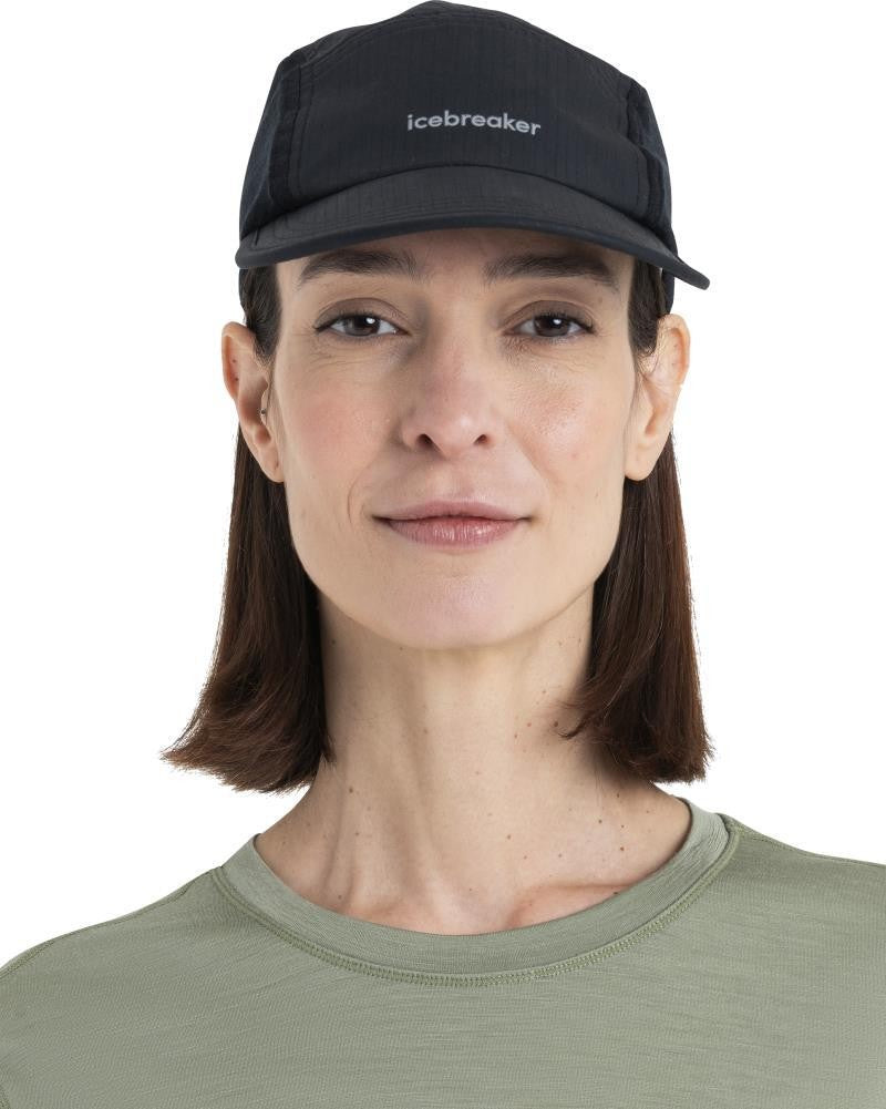 Merino Shell+ Windbreaker 5 Panel Cap - black 1