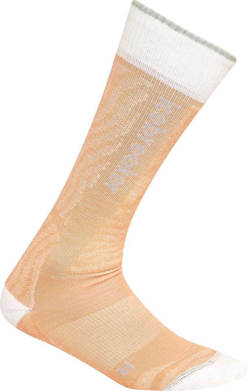 Merino Ski+ Over the Calf Socks - Light - Mountain Contour - Womens - feldspar / sunstone / moss 1
