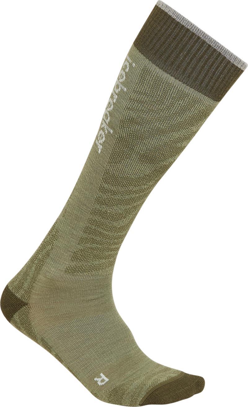 Merino Ski+ Over the Calf Socks - Light - Mountain Contour - Womens - lichen / loden / ether 1