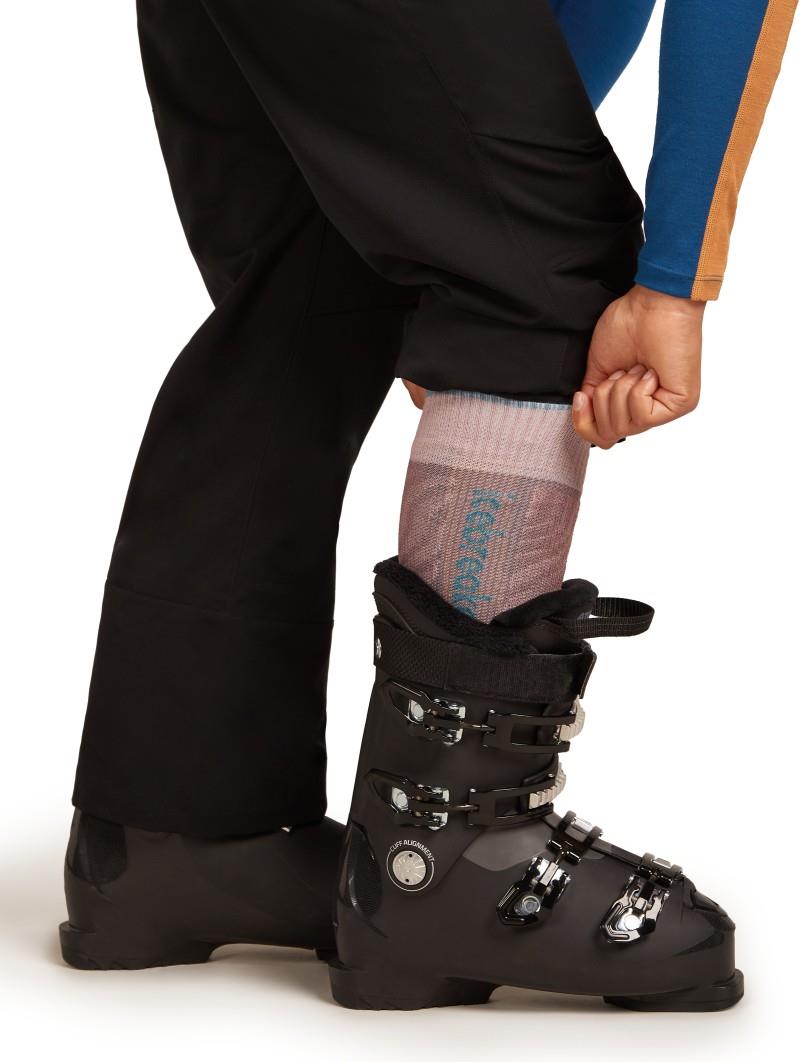 Merino Ski+ Over the Calf Socks - Light - Mountain Contour - Womens - summit / blush / hydro 1
