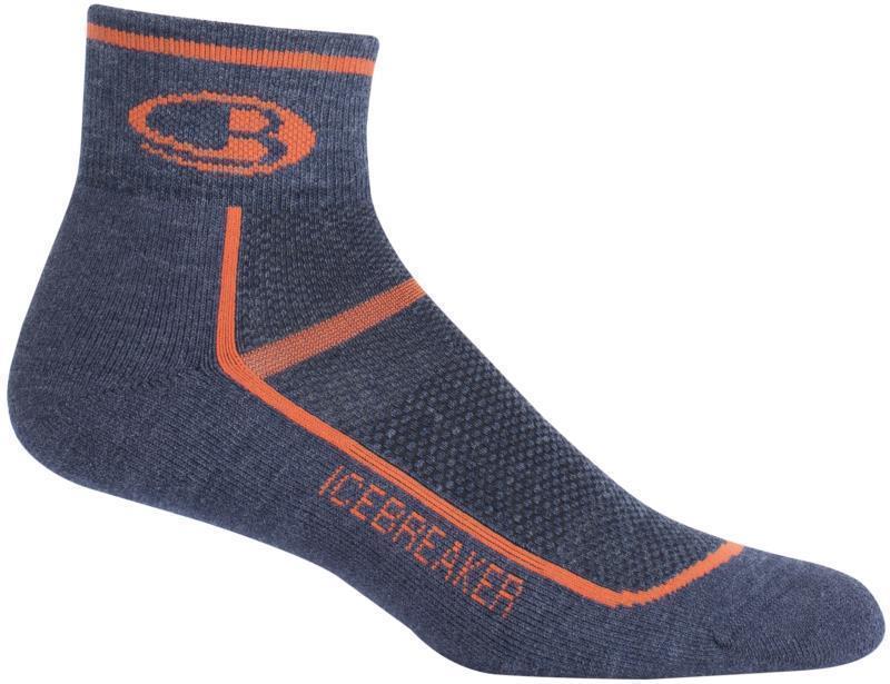 Multisport Mini Merino Socks - Light - Mens - Fathom Heather / Koi 1