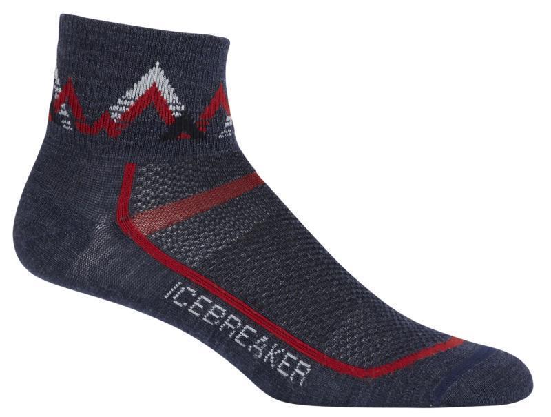 Multisport Mini Merino Socks - Light - Mens - Fathom Heather / Rocket 1