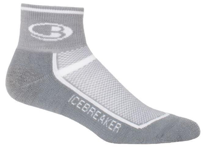Multisport Mini Merino Socks - Light - Mens - Fossil / White 1