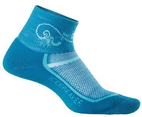 Multisport Mini Merino Socks - Light - Womens - Cruise / White / Glacier 1