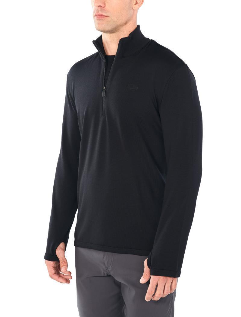 Original LS Half Zip - Mens - Black 4