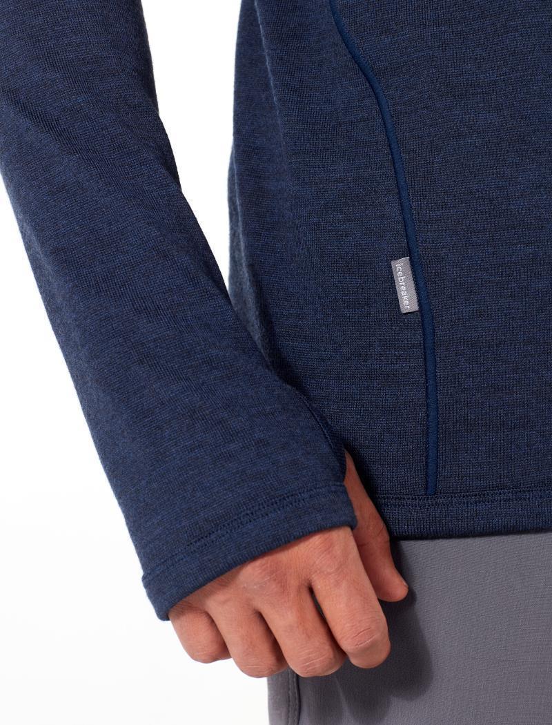 Original LS Half Zip - Mens - Dark Night Heather 4