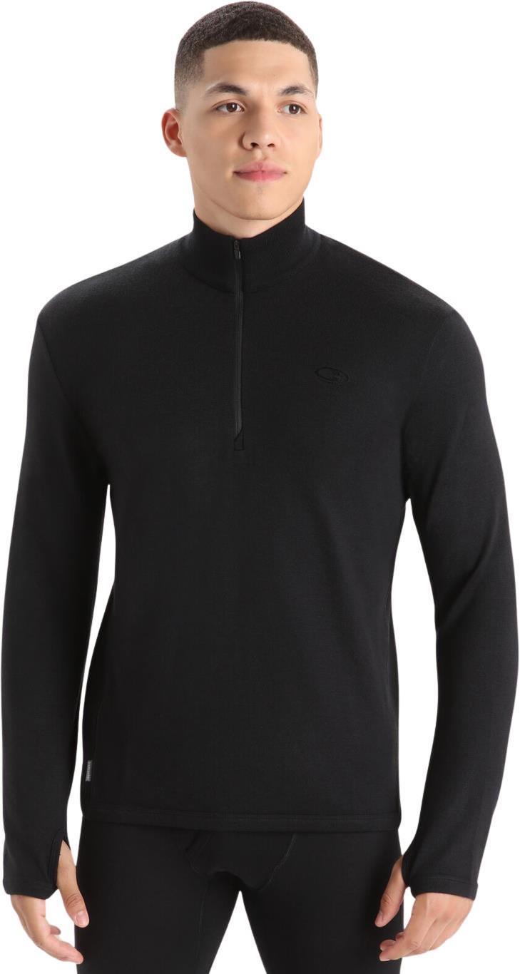 Original LS Half Zip - Mens - black 1