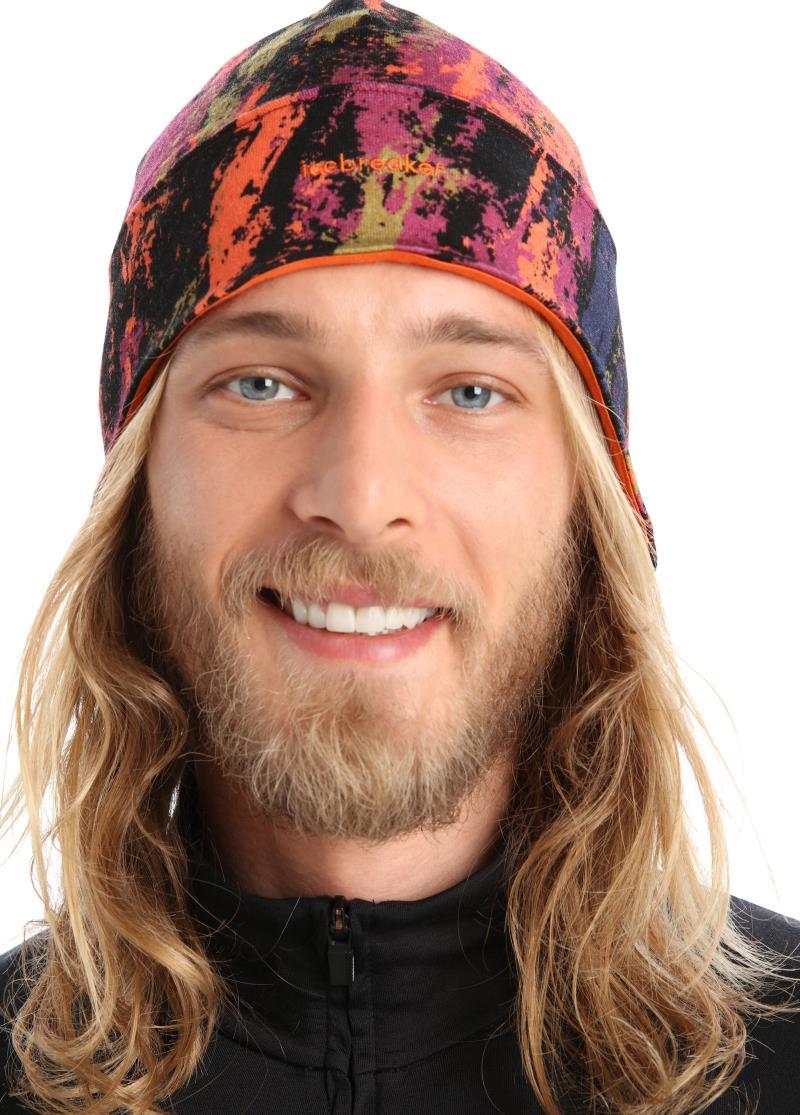 Quantum Beanie - Sedimentary - cherry / flash / black / aop 1