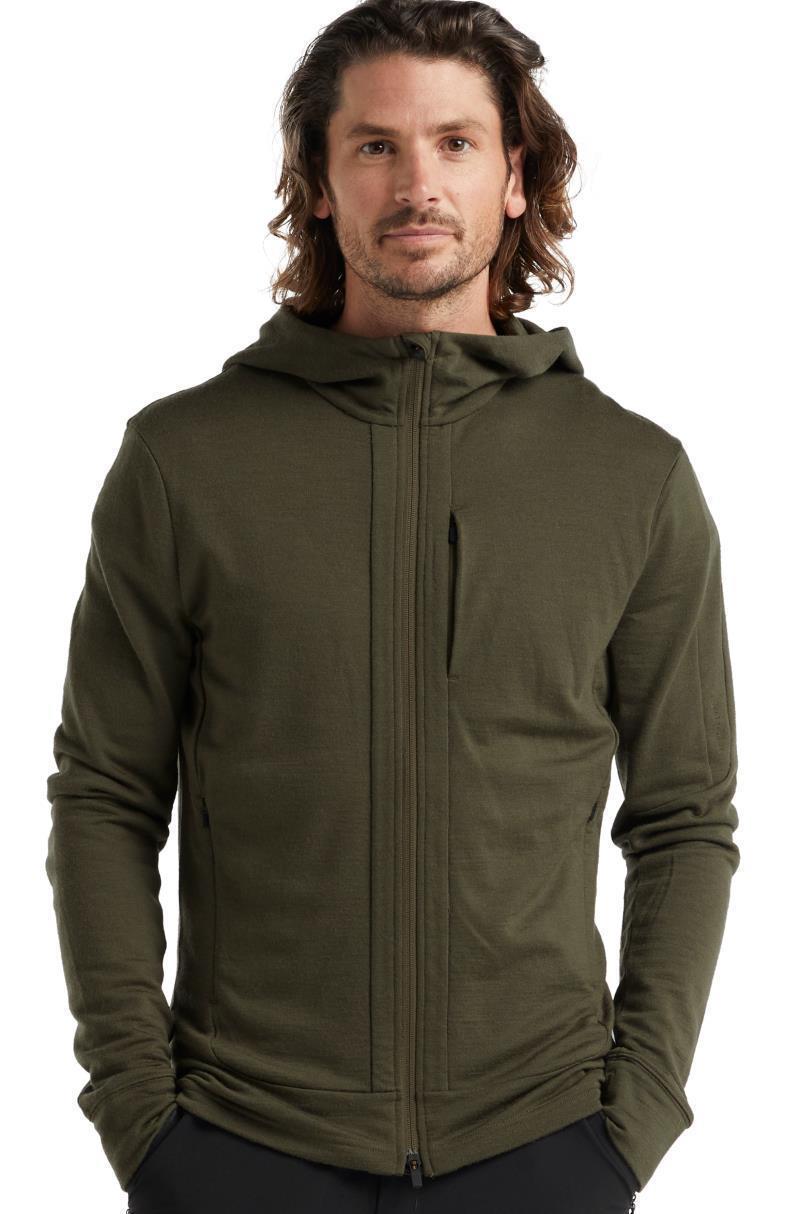 Quantum III LS Zip Hoodie - Mens - Loden 2