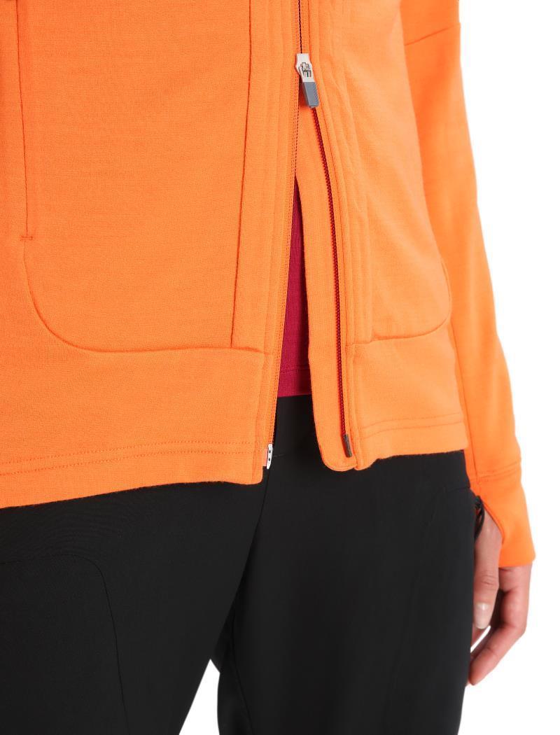 Quantum III LS Zip Hoodie - Womens - Flash / Cherry 5
