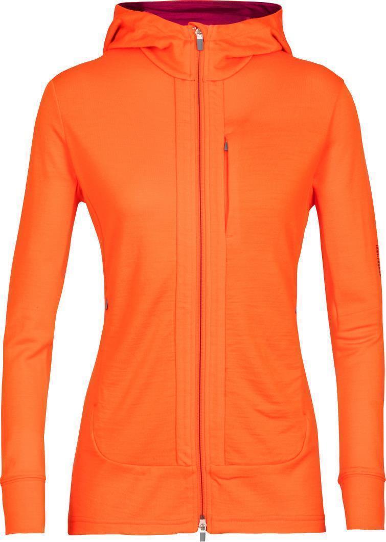 Quantum III LS Zip Hoodie - Womens - Flash / Cherry 1