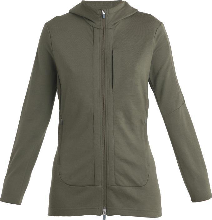 Quantum III LS Zip Hoodie - Womens - Loden 1
