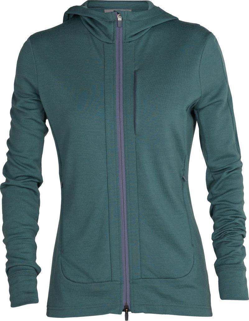 Quantum III LS Zip Hoodie - Womens - Sage 1