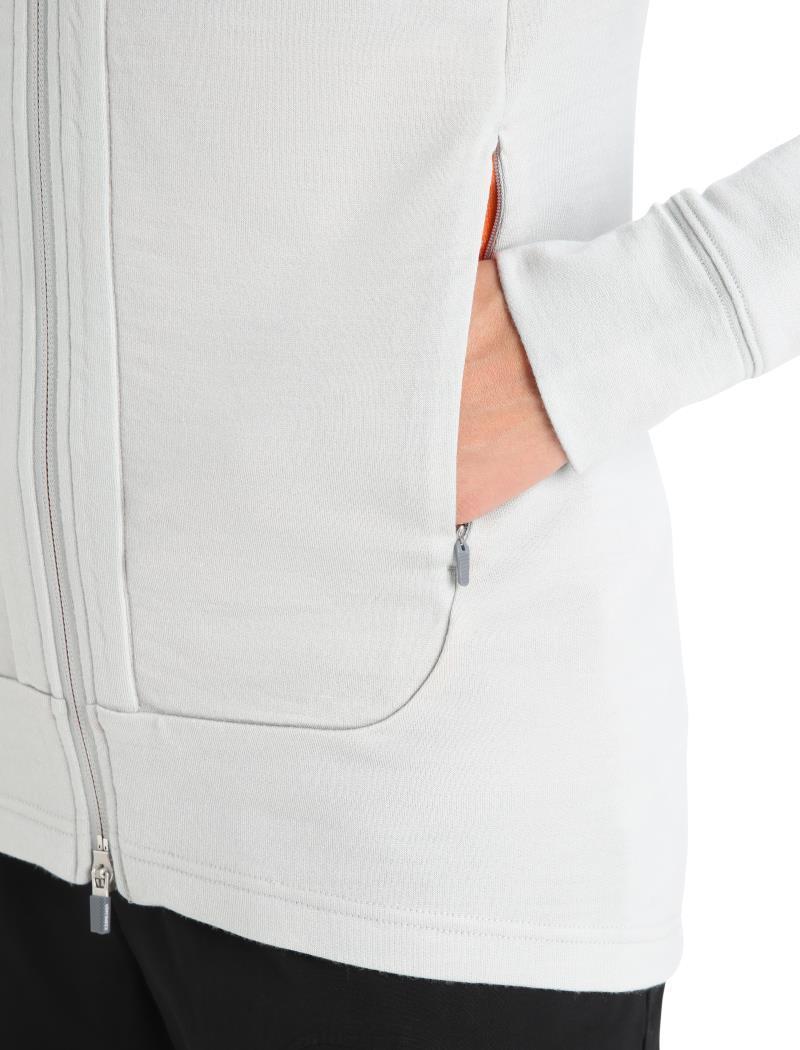 Quantum III LS Zip Hoodie - Womens - ether / flash 1