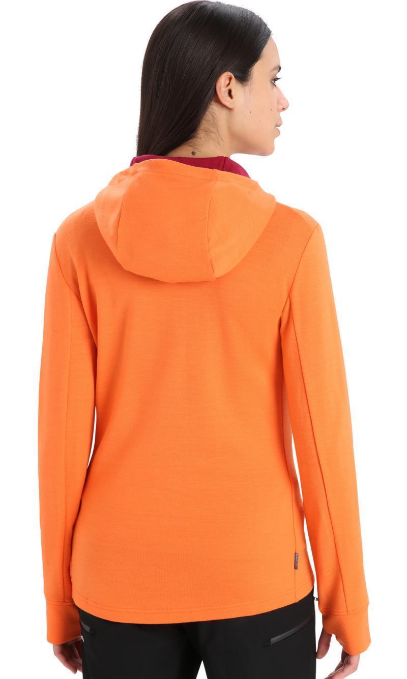 Quantum III LS Zip Hoodie - Womens - flash / cherry 1