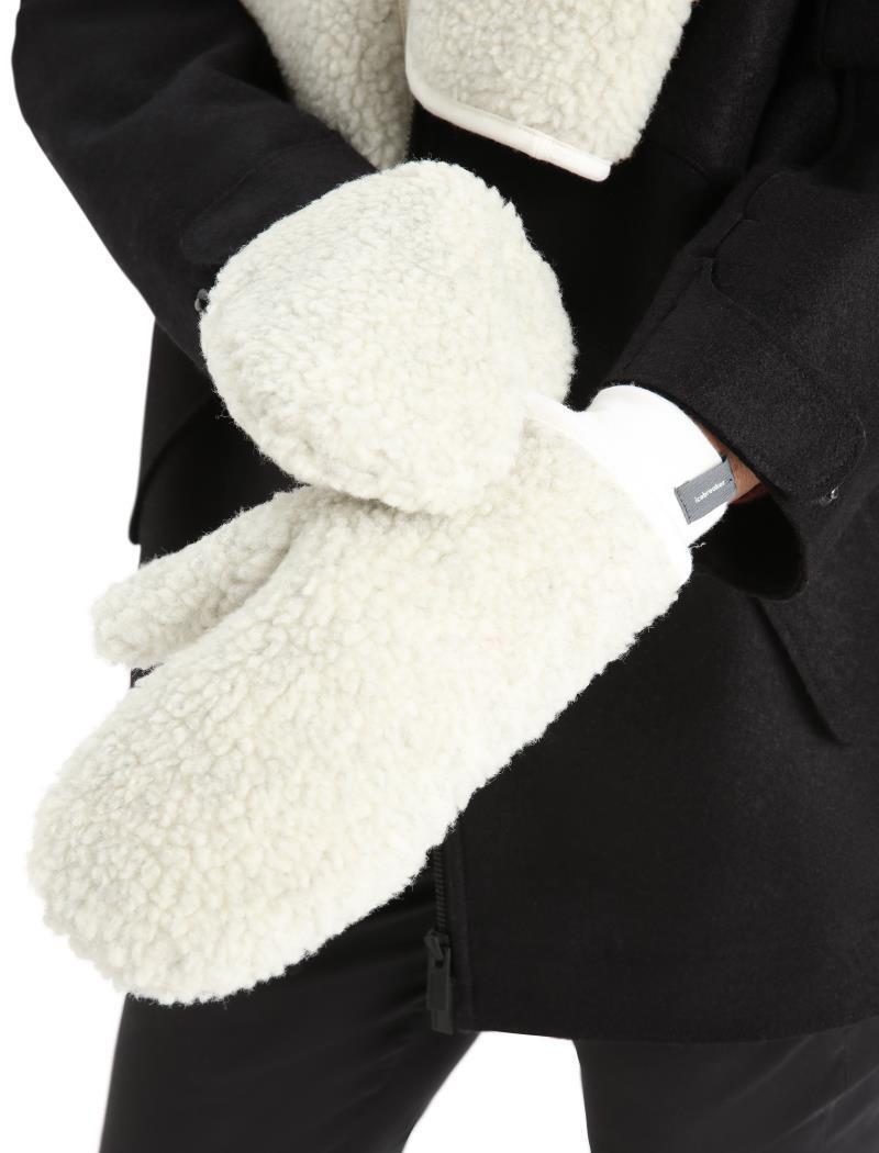 RealFleece High Pile Mittens - Ecru Heather 4