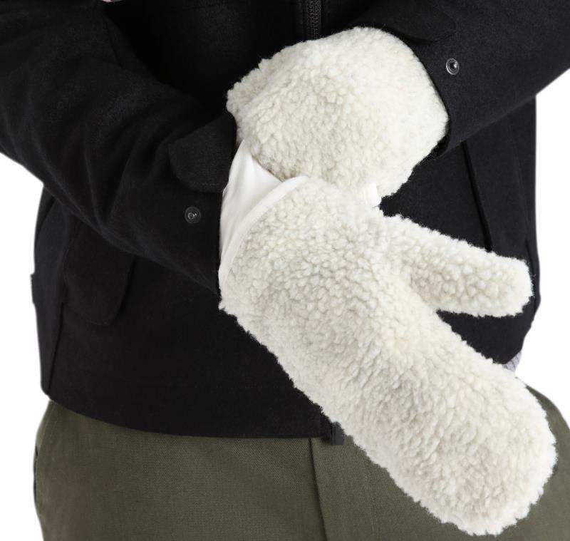 RealFleece High Pile Mittens - Ecru Heather 6