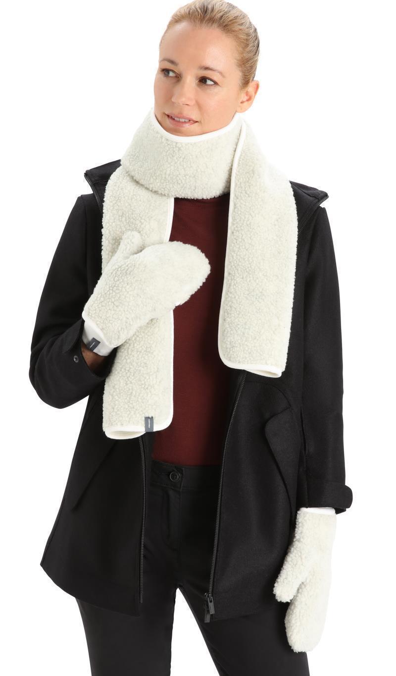 RealFleece High Pile Mittens - Ecru Heather 2