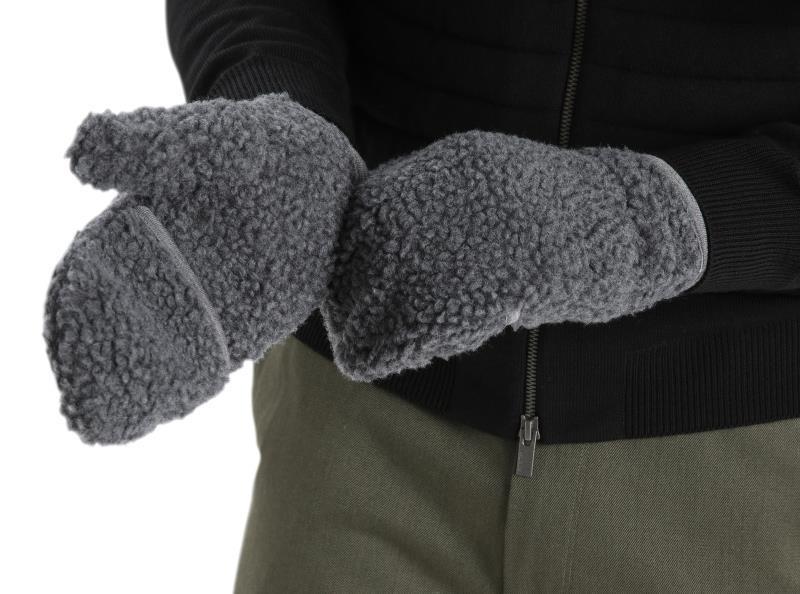 RealFleece High Pile Mittens - Gritstone Heather 3