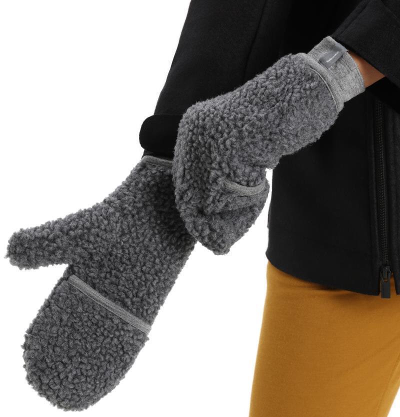 RealFleece High Pile Mittens - Gritstone Heather 6