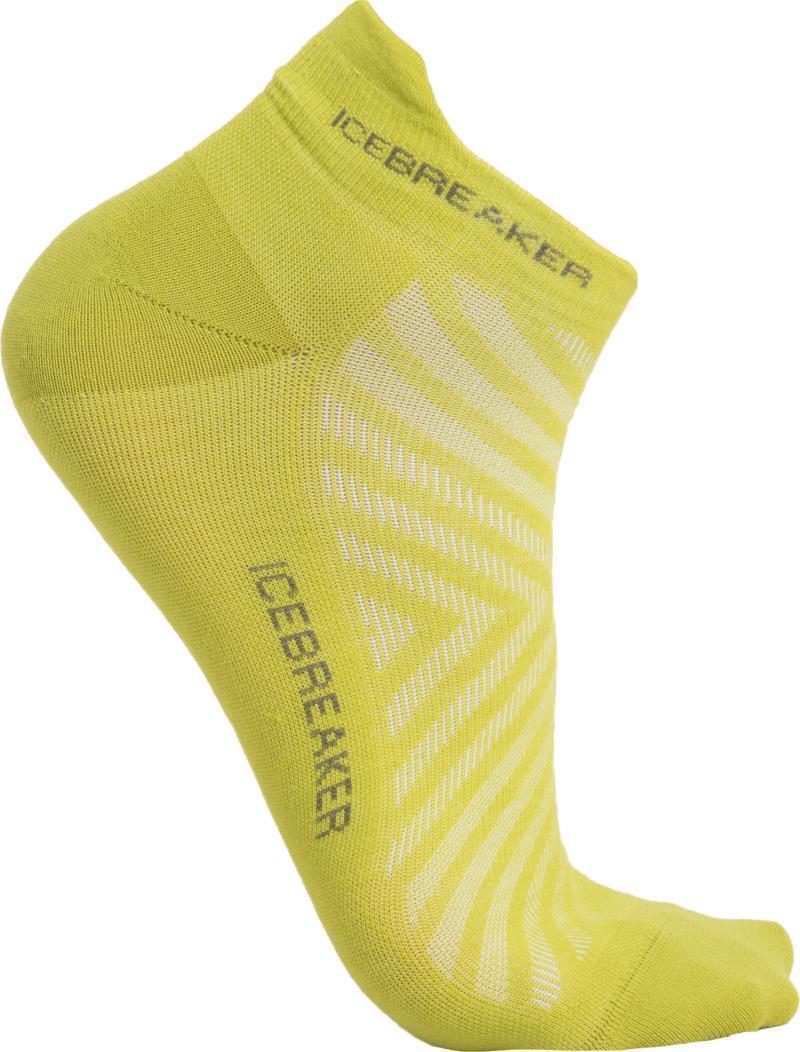 Run+ Micro Socks - Ultralight - Mens - Bio Lime / Loden 1