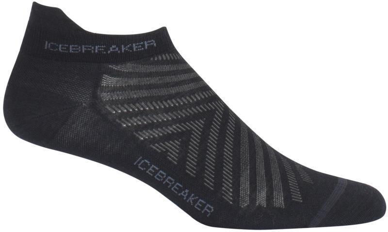 Run+ Micro Socks - Ultralight - Mens - Black / Monsoon 1