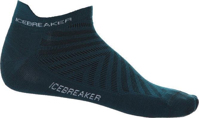 Run+ Micro Socks - Ultralight - Mens - Green Glory / Snow 1