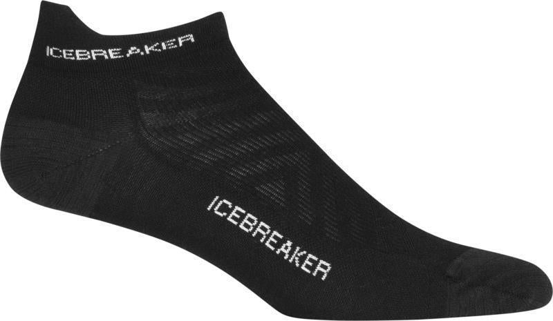 Run+ Micro Socks - Ultralight - Womens - Black / Snow 1