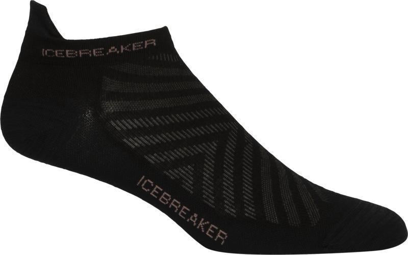 Run+ Micro Socks - Ultralight - Womens - Black / Suede 1
