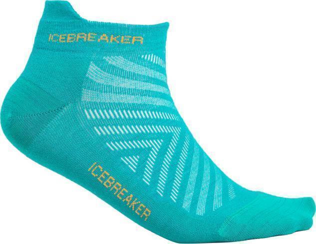 Run+ Micro Socks - Ultralight - Womens - Flux Green / Solar 1