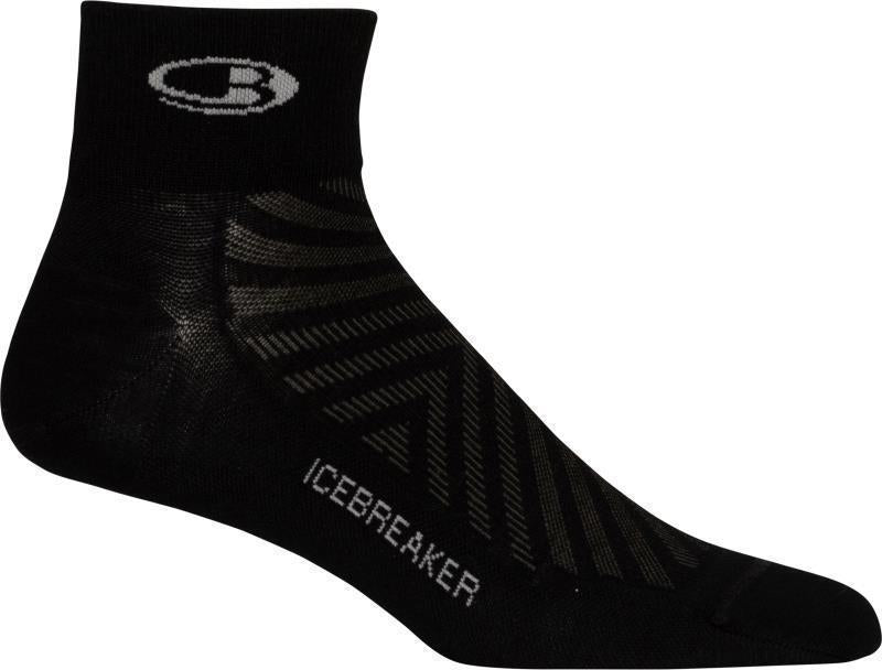 Run+ Mini Socks - Ultralight - Mens - Black / Slate 1