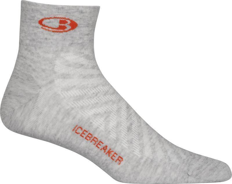 Run+ Mini Socks - Ultralight - Mens - Blizzard Heather / Roote 1
